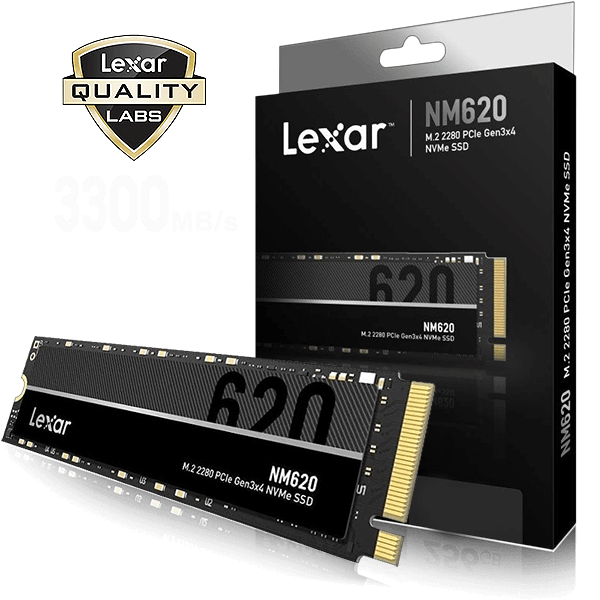 LEXAR NM620 512GB M.2  NVMe 3500mhz