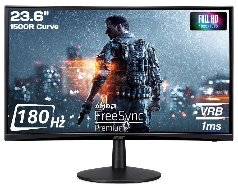 Acer ED240Q  Curve VA 1 MS 180Hz Refresh