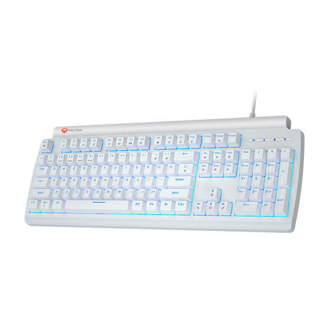 Meetion MT-MK600MX Blue Switches Mechanical White Gaming Keyboard
