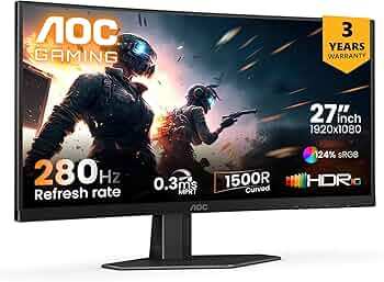AOC C27G4ZXE 27 280HZ 0.3ms CURVE