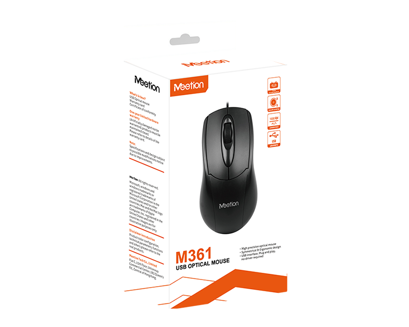 USB Wired Office Desktop Mouse M361